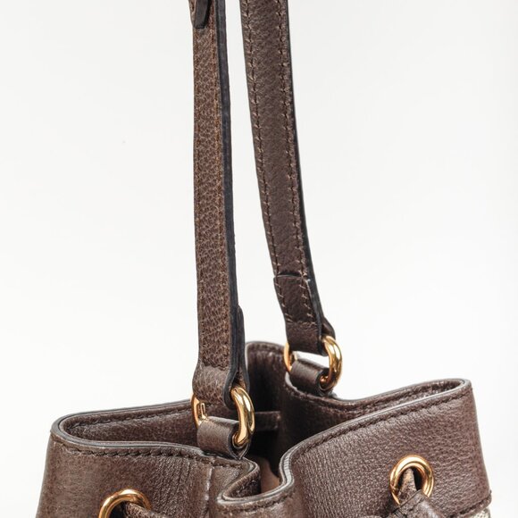 Gucci Ophidia Brown GG Supreme Mini Bucket Bag - Picture 8 of 15